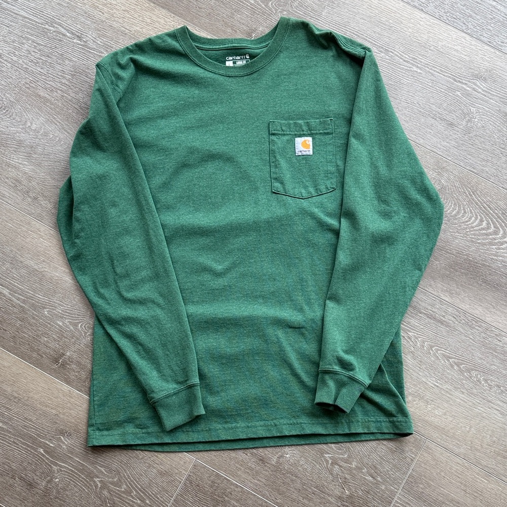 Carhartt Forest Green Pocket Tee